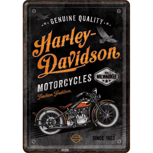 RETRO Harley Davidson – Timeless Tradition – Üdvözlőkártya