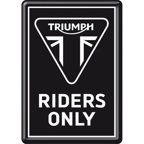 RETRO Triumph – Riders only – Üdvözlőkártya