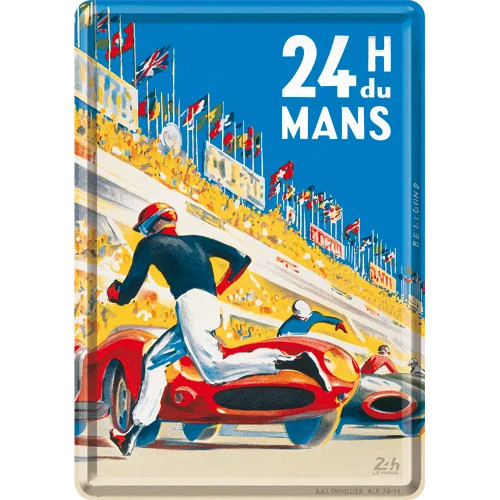 RETRO 24h Le Mans – Racing – Üdvözlőkártya