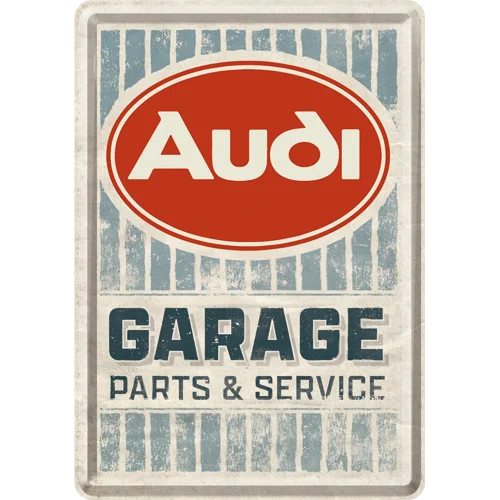 RETRO AUDI – Garage – Parts & Service – Üdvözlőkártya