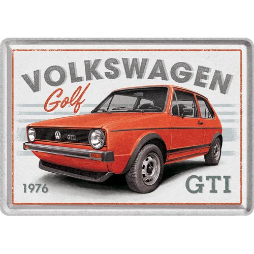 RETRO VW Golf GTI 1976 – Üdvözlőkártya