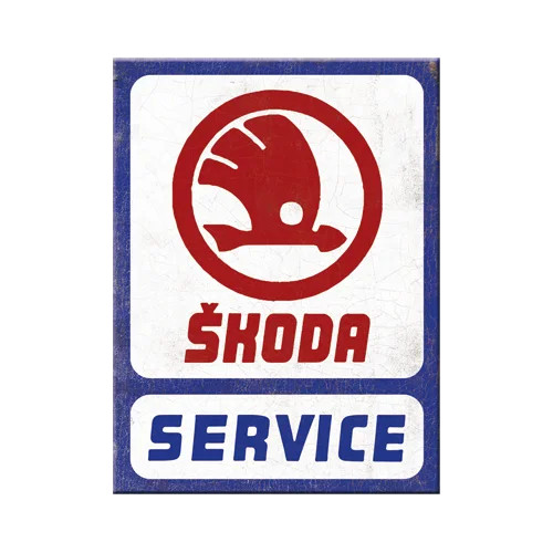 RETRO SKODA Service – Hűtőmágnes