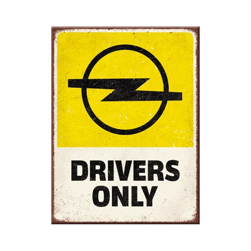 RETRO OPEL – Drivers Only – Hűtőmágnes