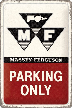 RETRO Massey Ferguson – Parking Only – Fémtábla