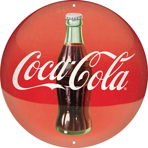 RETRO Coca Cola – Vintage Bottle – Fémtábla