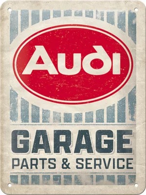 RETRO AUDI Garage - Fémtábla