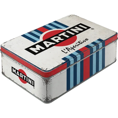 RETRO Martini - Racing Stripes – Tárolódoboz