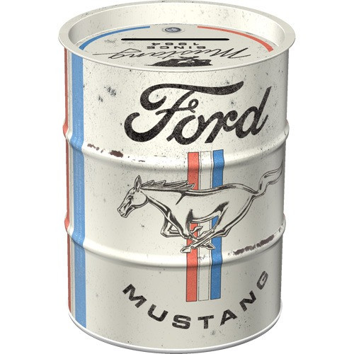 RETRO Ford Mustang - puzdro s logom Horse and Stripes