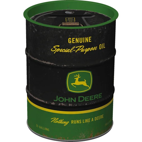 RETRO John Deere – Oil black – Fémpersely