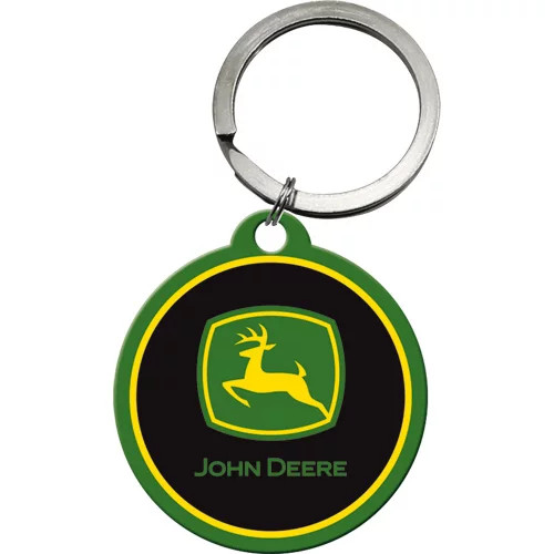 RETRO John Deere - Logo - Kľúčenka